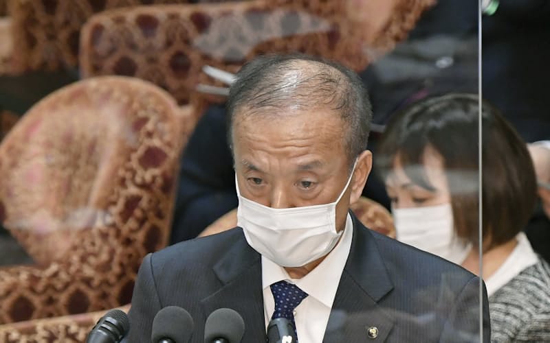 衆院予算委の参考人質疑で意見を述べる東京都練馬区の前川燿男区長=16日午前 衆院予算委の参考人質疑で意見を述べる東京都練馬区の前川燿男区長=16日午前