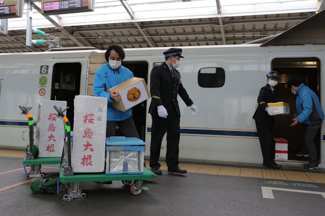 Jr西日本 鹿児島の海産物 山陽新幹線で大阪へ輸送実験 日本経済新聞 Jr西日本 鹿児島の海産物 山陽新幹線で大阪へ輸送実験 日本経済新聞