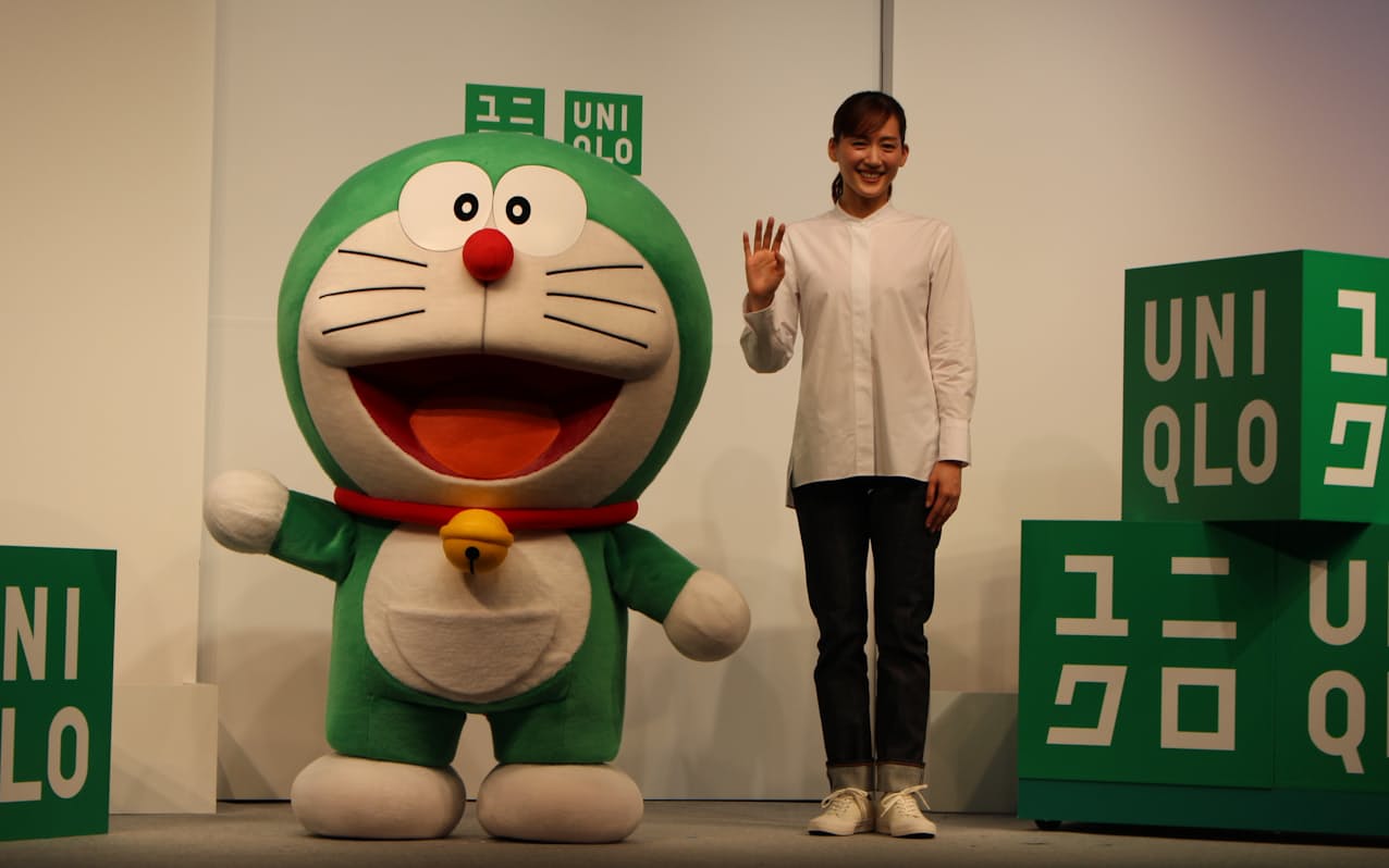 ユニクロ サステナビリティーアンバサダーにドラえもん 日本経済新聞 ユニクロ サステナビリティーアンバサダーにドラえもん 日本経済新聞
