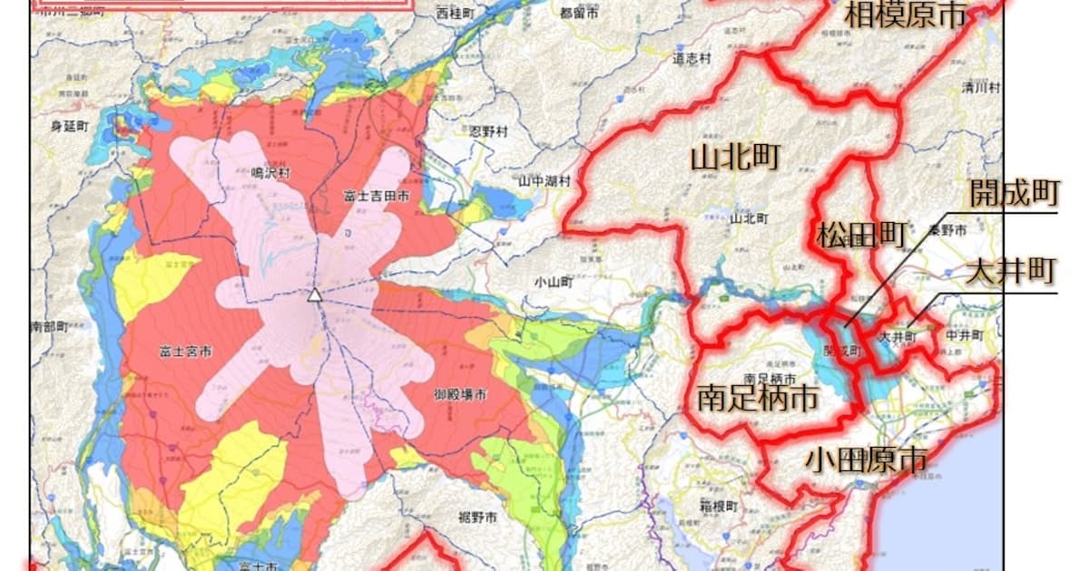 富士山の溶岩量 想定2倍に 到達域12市町を追加 日本経済新聞 富士山の溶岩量 想定2倍に 到達域12市町を追加 日本経済新聞