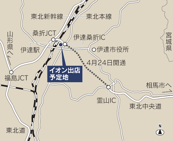 イオンモール 四半世紀越しの出店決定 福島 伊達市で 日本経済新聞 イオンモール 四半世紀越しの出店決定 福島 伊達市で 日本経済新聞