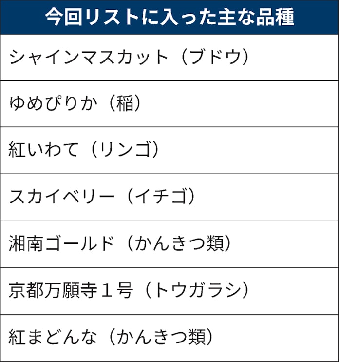 あまおう など種苗の海外持ち出し禁止 農水省リスト 日本経済新聞