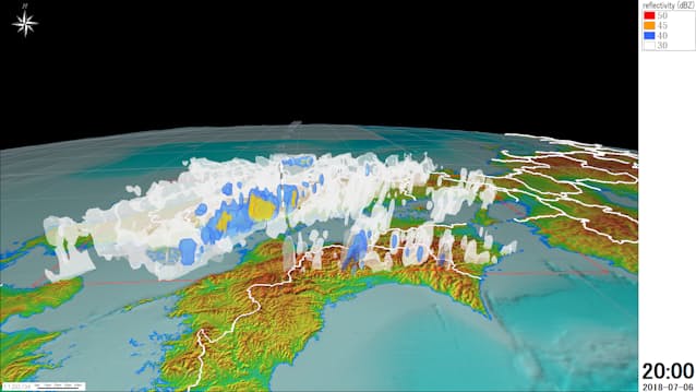 6月から 線状降水帯 注意情報 気象庁が運用案 日本経済新聞
