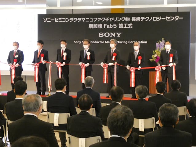 長崎のソニー半導体工場 増設棟竣工 1000人が勤務 日本経済新聞