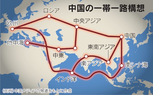 一帯一路とは 中国と欧州つなぐ広域経済圏構想 日本経済新聞 一帯一路とは 中国と欧州つなぐ広域経済圏構想 日本経済新聞