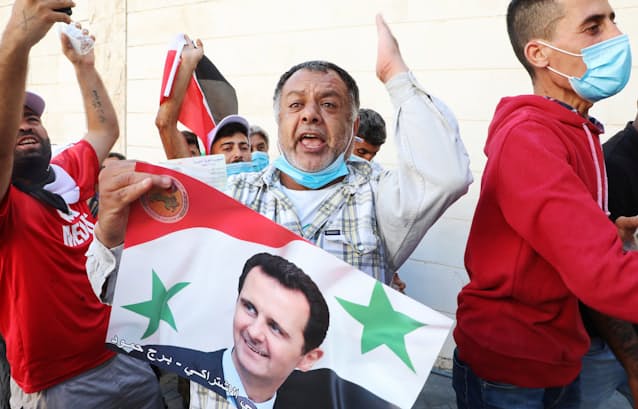 シリア大統領選 アサド氏4選へ 内戦終結見えず 日本経済新聞 シリア大統領選 アサド氏4選へ 内戦終結見えず 日本経済新聞