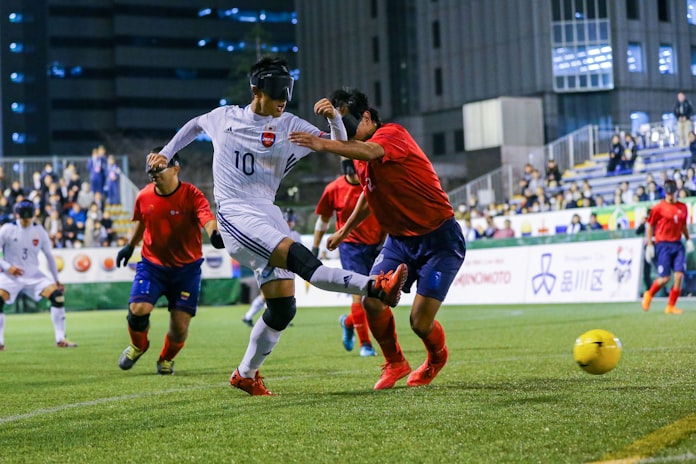ブラインドサッカー日本 強豪国相手にパラ前哨戦 日本経済新聞 ブラインドサッカー日本 強豪国相手にパラ前哨戦 日本経済新聞
