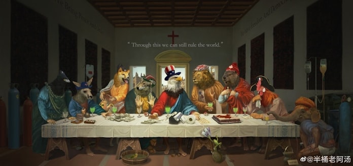 中国 最後の晩餐 なぞらえg7風刺 ネットに拡散 日本経済新聞 中国 最後の晩餐 なぞらえg7風刺 ネットに拡散 日本経済新聞