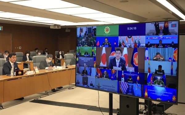 国際法尊重を 拡大asean国防相会議が共同宣言 日本経済新聞