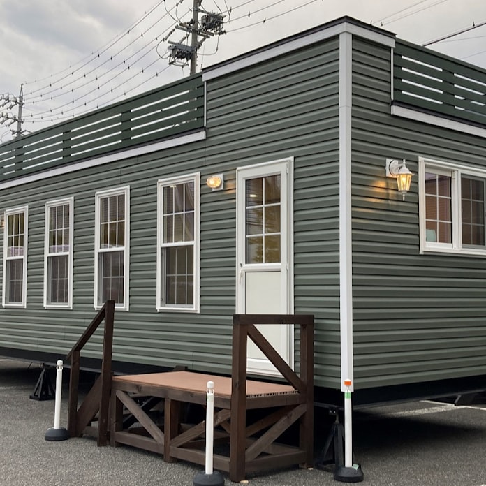 屋上付きの大型トレーラーハウス カンバーランド 日本経済新聞 屋上付きの大型トレーラーハウス カンバーランド 日本経済新聞