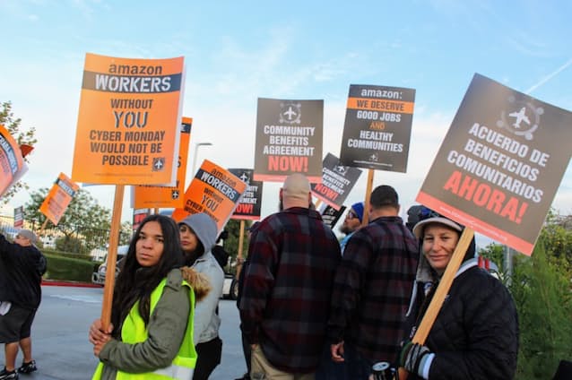 米運輸労組 Amazon従業員の組合結成支援 資金提供へ 日本経済新聞 米運輸労組 Amazon従業員の組合結成支援 資金提供へ 日本経済新聞