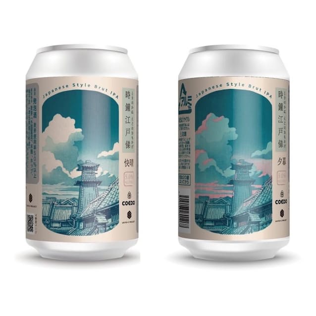 川越の風景を浮世絵風に コエドビールが限定ビール販売 日本経済新聞 川越の風景を浮世絵風に コエドビールが限定ビール販売 日本経済新聞