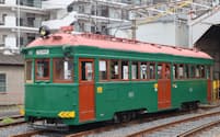 1928年に製造された阪堺電気軌道のモ161号（大阪市住吉区）