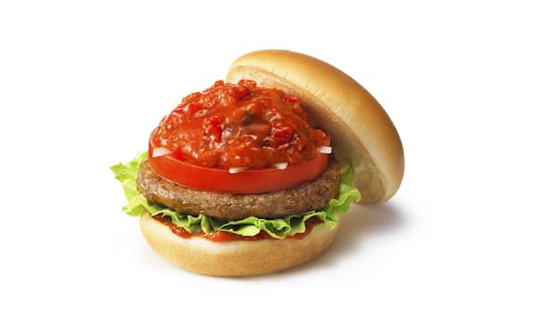 モスフードサービスは期間限定のハンバーガー「クール　スパイストマト」を発売する