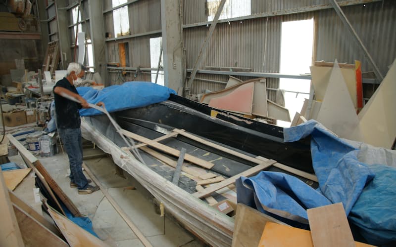 漁業が盛んな室戸で漁船を修理するのは宮崎造船所だけ(高知県室戸市) 漁業が盛んな室戸で漁船を修理するのは宮崎造船所だけ(高知県室戸市)