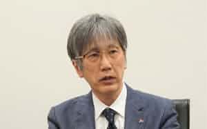 三菱電機の竹野常務執行役は「うみを出し切る」と強調した 三菱電機の竹野常務執行役は「うみを出し切る」と強調した