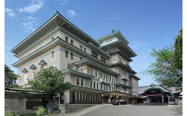 帝国ホテルは京都・祇園に高級ホテルを２６年に開業する