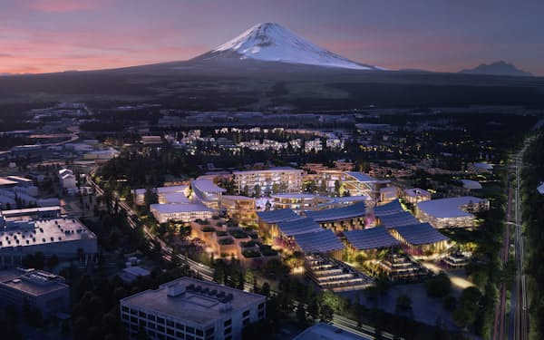 トヨタが静岡県で建設を計画するスマートシティー「ウーブン・シティ」