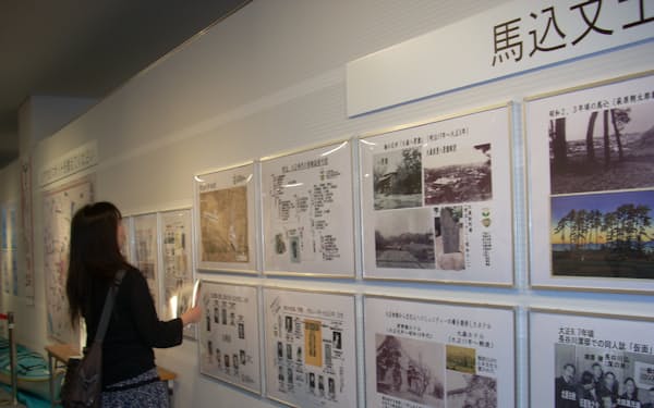 馬込文士村継承会の展示会（2012年4月、東京・蒲田の日本工学院ギャラリー鴻）