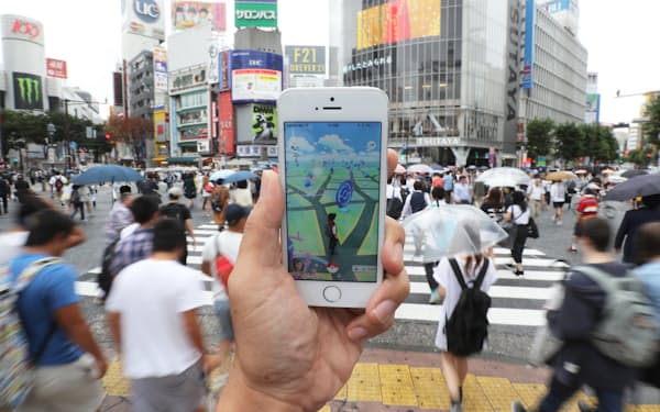 5周年を迎えた「ポケモンGO」(2016年7月、東京・渋谷)