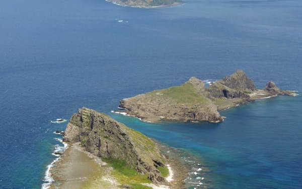 　沖縄県の尖閣諸島（2011年6月）＝共同