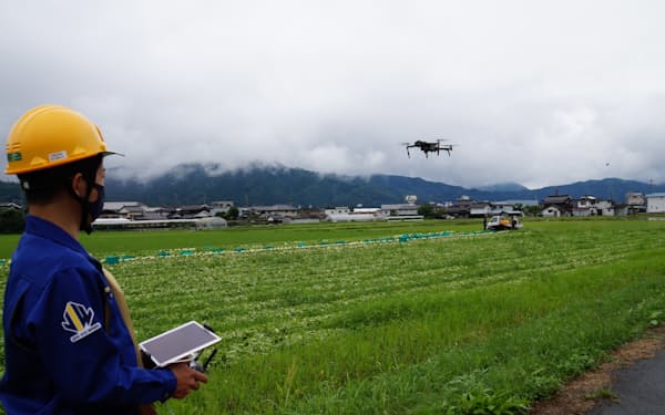 ＮＴＴ西日本は愛媛大学などと組んで収穫量予測の実証実験を進める