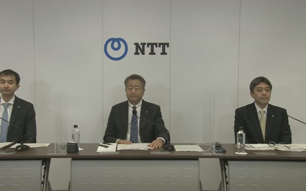NTTの澤田純社長はオンライン専用プランの加入者数が180万件を超えたと明らかにした