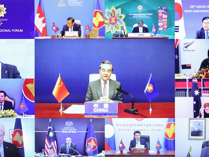 中国 東南アからの米排除模索 域外国の介入 批判 日本経済新聞