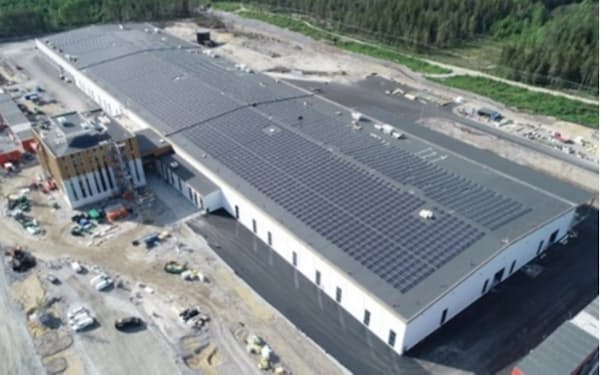 スウェーデンの新工場は太陽光や地熱などの再生可能エネを活用する
