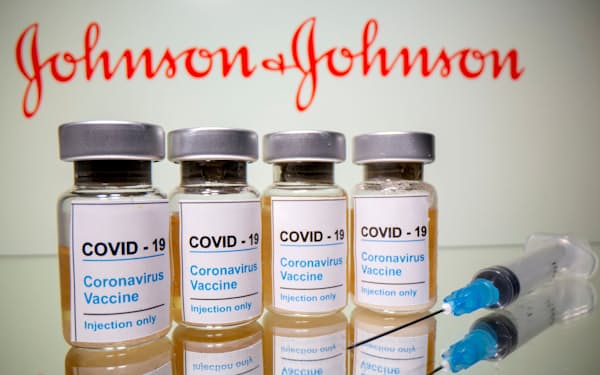 Ｊ＆Ｊは２５日、新型コロナワクチンのブースター接種が予防効果を高めるとの治験データを公表した＝ロイター