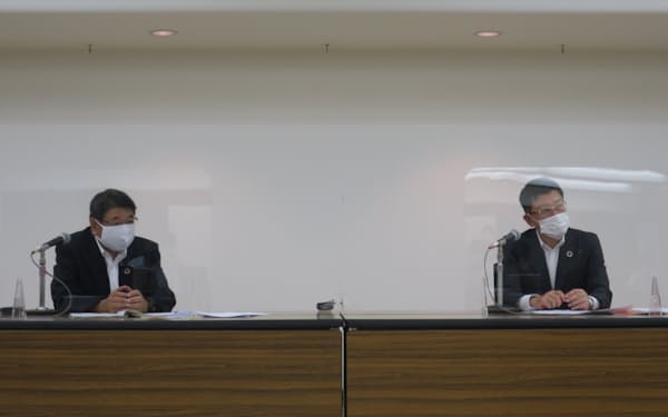 西日本シティ銀行は九州電力と知的財産を活用した連携事業を始めると発表した（26日、福岡市）
