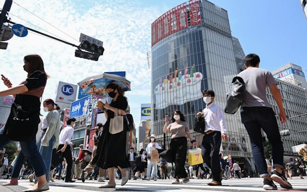 東京都では新型コロナ感染拡大で雇用の回復が弱い