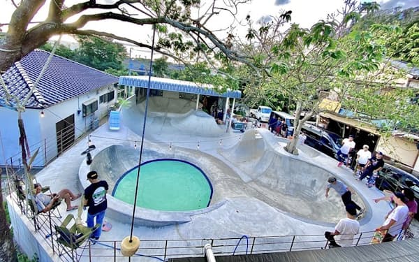 2020年11月、千葉県南房総市に誕生したスケートパーク
