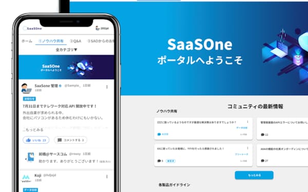 コミュニティーサイトを手軽に構築できるサービスを提供している