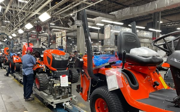 クボタ 米国に小型建機の新工場 正式発表 日本経済新聞 クボタ 米国に小型建機の新工場 正式発表 日本経済新聞