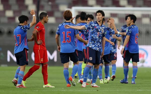 日本はＷ杯アジア最終予選の第２戦で中国を下し、待望の勝ち点3を手にした＝ロイター