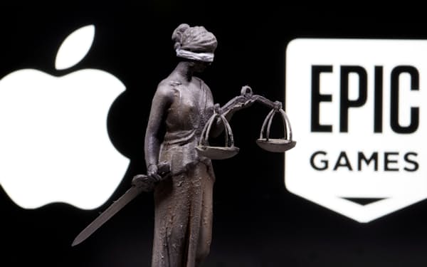 アップルとエピックの訴訟はアプリストアの将来を決める裁判として注目を集めていた＝ロイター