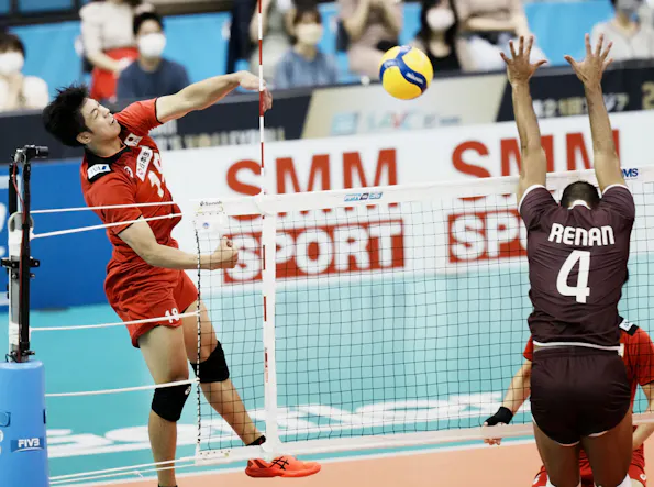 バレー男子アジア選手権 日本がカタール下す 日本経済新聞 バレー男子アジア選手権 日本がカタール下す 日本経済新聞