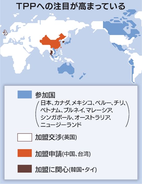 中国と台湾は加盟できる 知っておきたいtpp 日本経済新聞