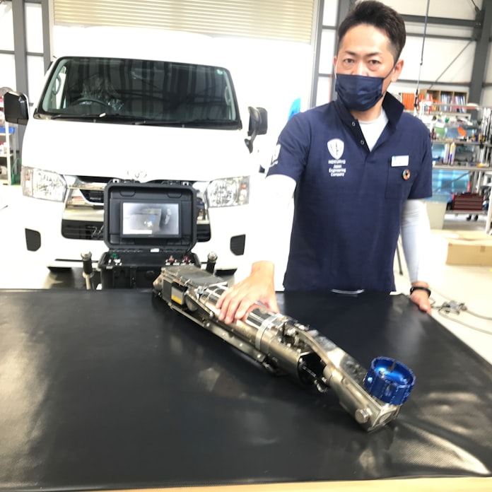 下水道の維持補修ロボット 石川の北菱 地上から操作 日本経済新聞 下水道の維持補修ロボット 石川の北菱 地上から操作 日本経済新聞