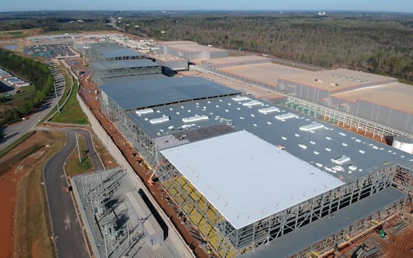 ＳＫイノベーションは米国内３カ所で電池工場を建設する（ジョージア州の工場建設地）