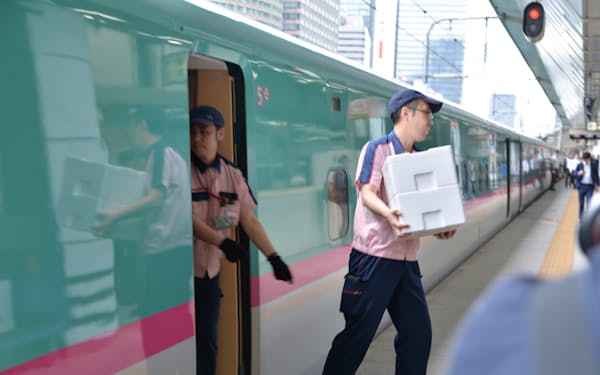 新幹線での貨物輸送サービスを拡充する