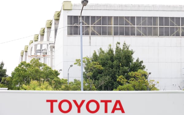 トヨタ自動車は８月の世界生産が16%減だった（愛知県豊田市の工場）