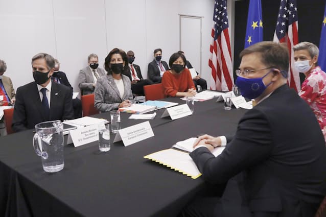 米eu 貿易 ハイテクで閣僚級初会合 半導体調達で協力 日本経済新聞 米eu 貿易 ハイテクで閣僚級初会合 半導体調達で協力 日本経済新聞