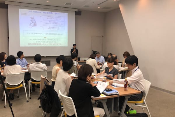 サッポロビールとアフラックは、がん経験者の社内コミュニティ同士で交流会を行った。 サッポロビールとアフラックは、がん経験者の社内コミュニティ同士で交流会を行った。