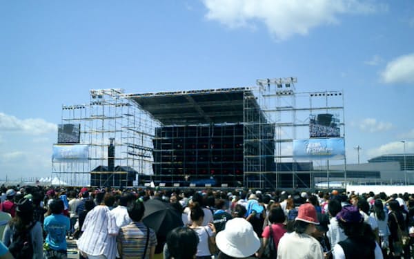 愛知県は音楽コンサートの人数制限をなくして会場を満員にする実証実験を12月に実施する（2009年、同県内の音楽イベント）