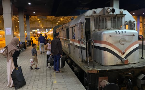 エジプトの鉄道インフラは近代化が課題（カイロのラムセス駅）