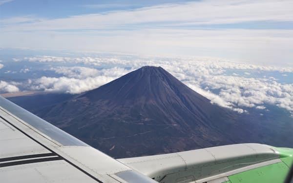 ＦＤＡの富士山遊覧飛行は迫力満点の景色を航空機から臨める