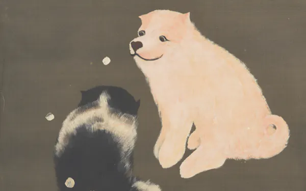 犬と日本人 1 鳥獣戯画 乙巻 部分 日本経済新聞 犬と日本人 1 鳥獣戯画 乙巻 部分 日本経済新聞