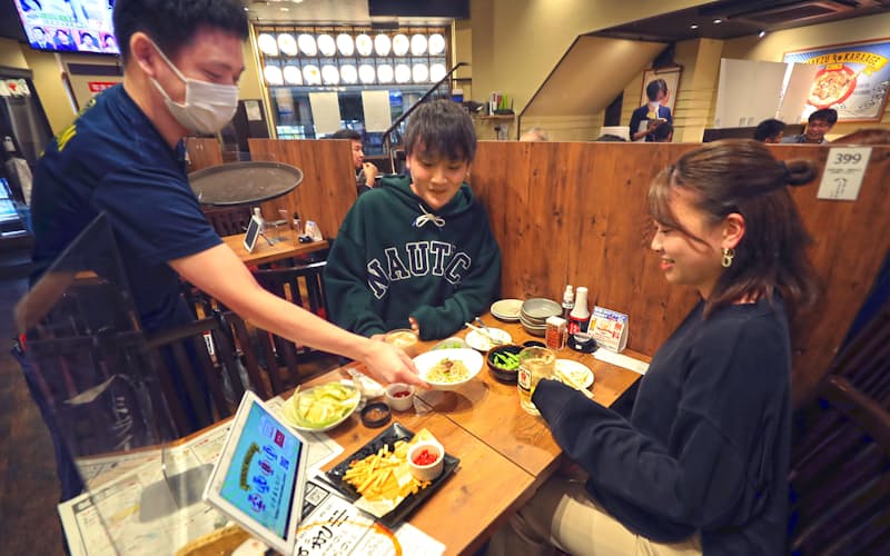 少しずつ客足は戻りつつある(東京都品川区のミライザカ 大井町東口駅前店) 少しずつ客足は戻りつつある(東京都品川区のミライザカ 大井町東口駅前店)